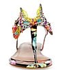 Color:Black/Multi - Image 4 - Dacie Beaded Butterfly T-Strap Thong Sandals