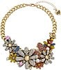 Color:Multi - Image 1 - Daisy Bib Crystal Statement Necklace