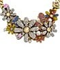 Color:Multi - Image 2 - Daisy Bib Crystal Statement Necklace