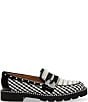 Color:Black/White/Multi - Image 2 - Darian Pearl Penny Loafers