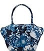 Color:Blue - Image 1 - Denim Bow Nanza Tote Bag