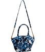 Color:Blue - Image 5 - Denim Bow Nanza Tote Bag