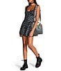 Betsey Johnson Denim Turnlock Dome Studded Handle Bucket Bag - Image 6