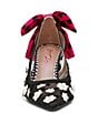 Betsey Johnson Felix Flower Polka Dot Oversized Bow Slingback Pumps - Image 4