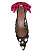 Betsey Johnson Felix Flower Polka Dot Oversized Bow Slingback Pumps - Image 5
