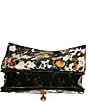 Betsey Johnson Floral Print Studded Flap Shoulder Bag - Image 3
