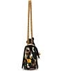 Betsey Johnson Floral Print Studded Flap Shoulder Bag - Image 5