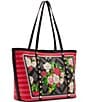 Color:Floral - Image 4 - Floral Stud Tote Bag