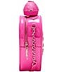 Color:Pink - Image 4 - Functional Embellished Heart Phone Tag Crossbody Bag