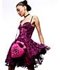 Color:Pink - Image 6 - Functional Embellished Heart Phone Tag Crossbody Bag