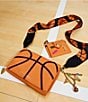 Betsey Johnson Game Time Basketball Crossbody Bag, Color:Orange - Image 7