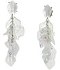 Betsey Johnson Garden Glam Flower Petal Dangle Linear Earrings,All Products : American Fashion Style Bags On Sale