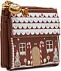 Betsey Johnson Gingerbread Bifold Wallet, Color:Brown - Image 4