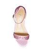 Color:Pink - Image 5 - Girls' Mari Embellished Dress Sandals (Youth)