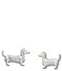 Betsey Johnson Halloween Skeleton Dachshund Stud Earrings - Image 1