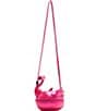 Color:Pink - Image 5 - Hot As Flock Metallic Crossbody Bag