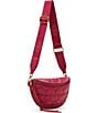 Betsey Johnson Icon Stud Sling Bag, Color:Pink - Image 5