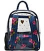 Betsey Johnson Large Strawberry Print Clear Backpack