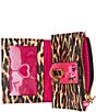 Betsey Johnson Leopard Floral Bifold Wallet, Color:Pink Multi - Image 3