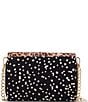 Color:Multi - Image 2 - Heart Leopard Wallet On A Chain Crossbody Bag