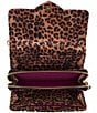 Color:Multi - Image 3 - Heart Leopard Wallet On A Chain Crossbody Bag