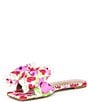 Color:White/Multi - Image 4 - Liah Floral Print Pearl Embellished Slide Sandals