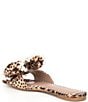 Color:Leopard - Image 3 - Liah Leopard Print Pearl Embellished Slide Sandals