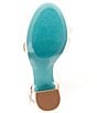 Color:Ivory - Image 6 - Maddy Satin Bow Mirror Rhinestone Embellished Heel Dress Sandals