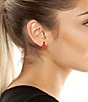 Betsey Johnson Mermaid Jewels Lobster Novelty Stud Earrings, Color:Red - Image 3