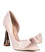 Betsey Johnson Nobble Bow Sparkle Pointed Toe Pumps | Dillard's