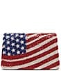 Betsey Johnson Oh My Stars American Flag Rhinestoned Crossbody Bag - Image 2