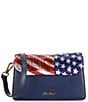 Betsey Johnson Oh My Stars American Flag Rhinestoned Crossbody Bag - Image 3