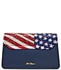 Betsey Johnson Oh My Stars American Flag Rhinestoned Crossbody Bag - Image 4