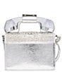 Color:Silver - Image 2 - Rhinestone Party Line Million Stars Phone Crossbody Bag