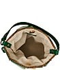 Betsey Johnson Pineapple Straw Drawstring Bucket Bag - Image 5