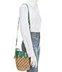 Betsey Johnson Pineapple Straw Drawstring Bucket Bag - Image 6
