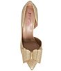 Color:Gold - Image 4 - Prince Metallic Glitter Bow Detail Pumps