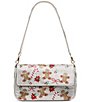 Betsey Johnson Rhinestone Gingerbread Flap Shoulder Bag - Image 1