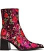 Betsey Johnson Rudy Floral Mesh Block Heel Booties - Image 3
