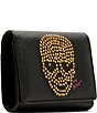 Color:Black - Image 4 - Skull Embossed Trifold Wallet