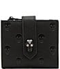 Betsey Johnson Skullicious Bifold Wallet, Color:Black - Image 1