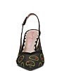 Betsey Johnson Spritz Olive Rhinestone Slingback Pumps - Image 4