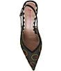 Betsey Johnson Spritz Olive Rhinestone Slingback Pumps - Image 5