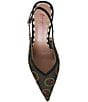 Betsey Johnson Spritz Olive Rhinestone Slingback Pumps - Image 5