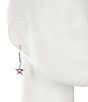 Betsey Johnson Star Dangle Drop Earrings, Color:Pink - Image 3