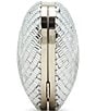 Betsey Johnson Stole My Heart Rhinestone Chain Strap Crossbody Bag, Color:Silver - Image 4