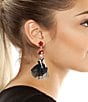 Betsey Johnson Sugar Skull Bride Drop Earrings - Image 4