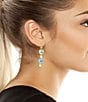 Betsey Johnson Sweetheart Mismatch Linear Earrings, Color:Multi - Image 4