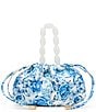 Betsey Johnson Toile Drawstring Pouch Shoulder Bag - Image 1