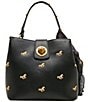 Betsey Johnson Unbridaled Western Embroidered Horse Turn Lock Bucket Bag - Image 1